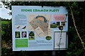 SJ8934 : Stone Common Plot Information Board, Mount Road, Stonefield, Stone, Staffs by P L Chadwick