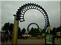 Corkscrew remains, Alton Towers