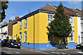 Brightly coloured house on Tokar Road