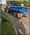 ST3190 : Tractor and trailer, Pillmawr Road, Newport by Jaggery