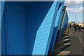TM5491 : Lowestoft: new beach huts at South Beach by Christopher Hilton