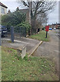 Old Milestone by the A336, Ringwood Road, Brokenford