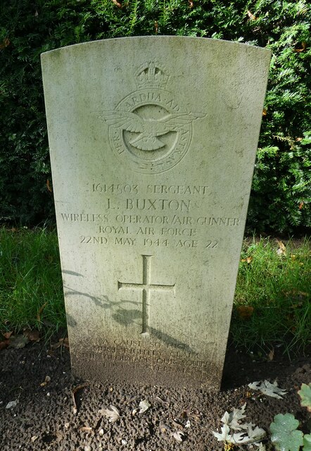 Great Bircham Churchyard: CWGC grave... © Basher Eyre cc-by-sa/2.0 ...