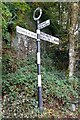 Direction Sign - Signpost on the B5289 near Grange