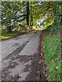 Road from Llanfilo towards The Draen B&B, Powys