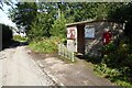 Bus shelter in Welsh Newton Common