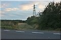 Field and pylon by Sudborough Road