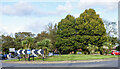 NZ3655 : Roundabout along A183 by Trevor Littlewood