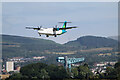 Aer Lingus aircraft approaching Glasgow Airport