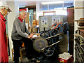NT2359 : Printing press demonstration by Jim Barton