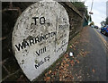 Old Milestone by the A57, Warrington Road, Rainhill