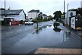 Flooded pavement