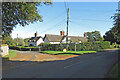 TL7963 : Little Saxham: cottages and the 'new' road by John Sutton