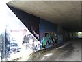SE3118 : Horbury Underpass of Graffiti by Phillip De-Vere