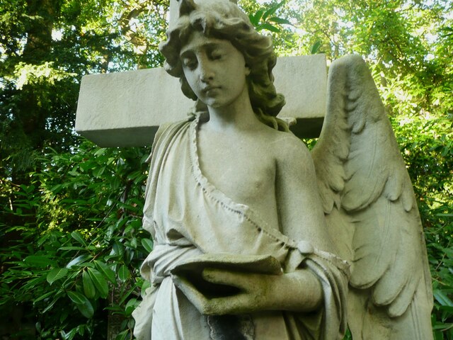 Young angel in the old part of Lawnswood Cemetery