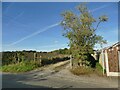 Track and footpath off Jerry Clay Lane