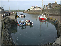 NX3343 : Port William Harbour by Billy McCrorie