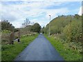 Cycle path following route of former railway