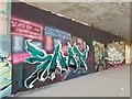 SE3118 : Horbury Underpass of Graffiti by Phillip De-Vere