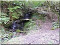 Waterfall below Chatterton Wood