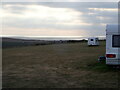 Looking west to the coast from Newton Farm Campsite