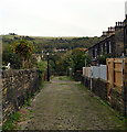 The alley at the back of Westbourne Terrace, Halifax