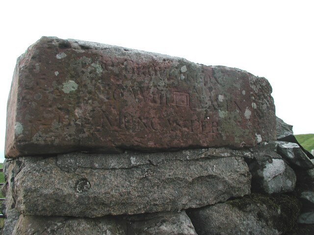 Old Guide Stone by UC road, Corney, corner of roads to Normoss and Broad Oak farmhouses