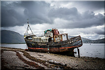 NN0976 : Corpach Shipwreck "MV Dayspring", Caol by Brian Deegan