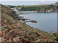 Porthallow seen from the new SW coast path section