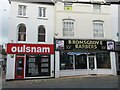 SO9570 : Oulsnam & Bromsgrove Barbers a t61 & 63  High Street Bromsgrove by Roy Hughes