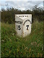 Old milepost