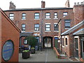 The rear of houses on Mansfield Road, Eastwood