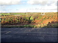 Llwybr yn gadael yr heol / Path exits the road