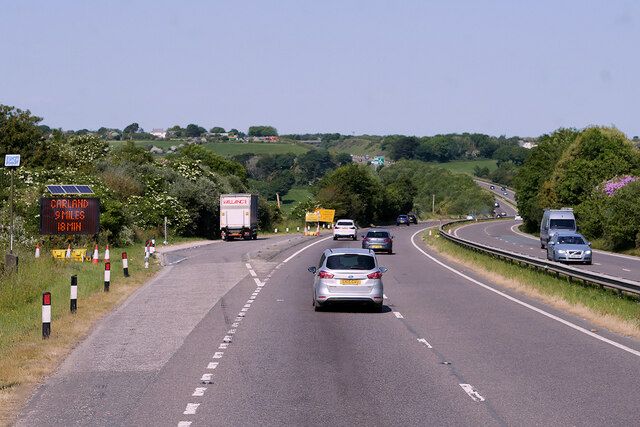 Layby on the A30 near Blackwater