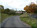 Track into and out of Child Pit Farm