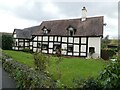 Old timber framed house in Lilleshall