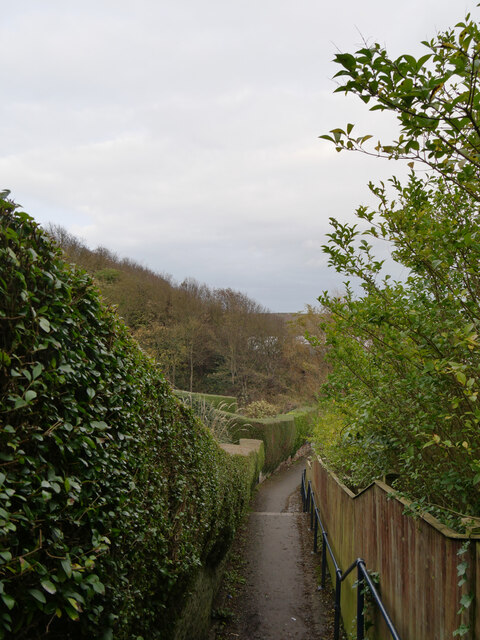 The steps from Mitford Street to Ravine Road, Filey