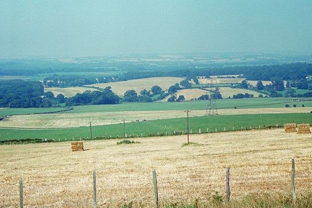 Looking northwards from Portsdown Hill