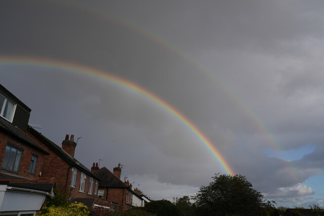 Double rainbow © Malcolm Neal cc-by-sa/2.0 :: Geograph Britain and Ireland