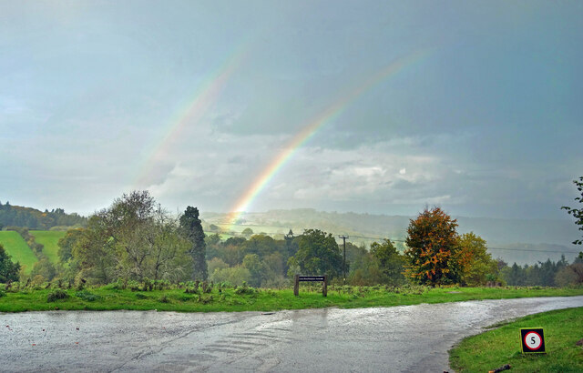 Double Rainbow at Brockhampton © Des Blenkinsopp cc-by-sa/2.0 ...