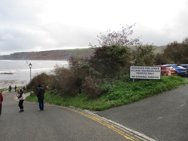 Runswick Bay residents' car park and... © Martin Dawes cc-by-sa/2.0 ...