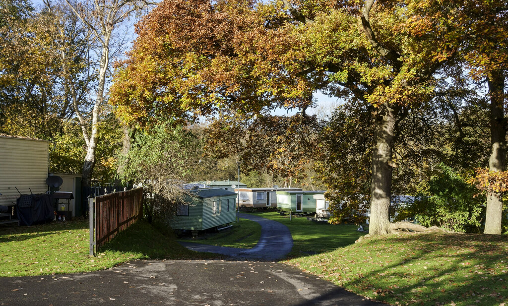 Internal road on caravan park © Trevor Littlewood cc-by-sa/2.0 ...