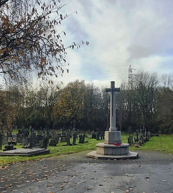 War Memorial - Lower Ince Cemetery © Anthony Parkes cc-by-sa/2.0 ...