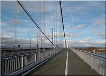 NT1279 : Cycle & Footpath: Forth Road Bridge by Jim Smillie