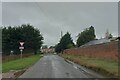 Hildersham Road approaching the A1307 at Little Abington