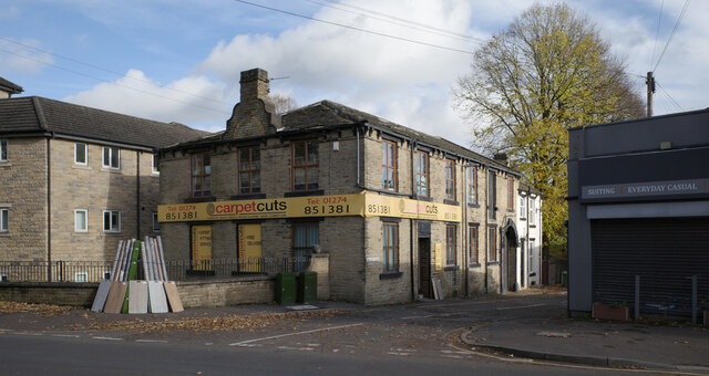Carpet Cuts, the junction of Valley Road and Bradford Road (A638), Cleckheaton