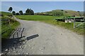 Farm track and footpath