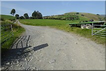 SJ1130 : Farm track and footpath by Philip Halling