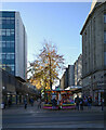 The junction of Ramsden Street and New Street, Huddersfield