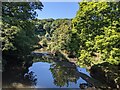 The Cresswell River, looking towards the ruined castle